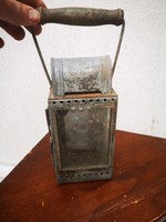 Eredeti 2.világháború lámba gyertya tartó mécses Birodalmi jelzett, bunker vagy vasúti lámpa.
