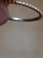 925 ste bee jelzésű angol aranyozott ezüst gyűrű