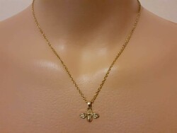 Cute, gold-colored bee necklace