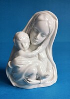 Szűz Mária A Kis Jézussal Porcelán Brüszt