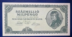 Magyarország 100 millió Milpengő 1946 XF