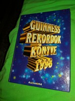 1998. GUINNESS REKORDOK könyve színes könyv album a képek szerint  ALEXANDRA