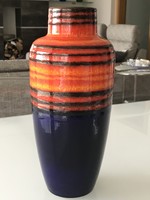 Retro Scheurich ceramic vase from the 60s, 70s, 30 cm high