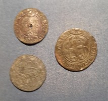 3 db középkori hamis pénz