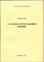 Kardos d. László: to the issues of Hungarian folk dance and folklore, 1987