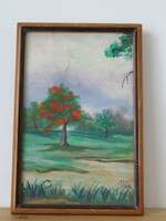 Toscana dated small landscape
