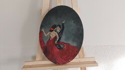 (K) painting 30x40 cm dancers