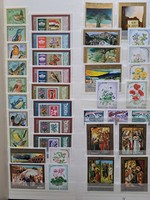 Magyar bélyeg gyűjtemény az 1962-1984 közötti időszakból 25 lapos berakó 50 oldalán