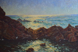 P.J. Kaufmann: sea large painting