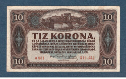 10 Crown 1920 serial number between points