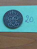 Sweden 2 cents 1948 ww ii iron 3.5 g, 21 mm 20