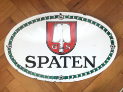 Spaten beer - enamel board (enamel board)