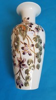 Zsolnay nagy váza orchidea mintával