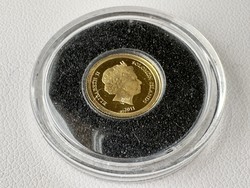 736T. From HUF 1! 14K Gold (0.5g) Solomon Islands $5, 2011, Machu Picchu, Peru