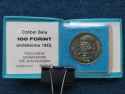 Simon Bolivar születésének 200. évfordulójára 100 Forint 1983 BP BU KÉK TOKOS (id69771)