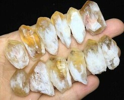 Himalayan citrine termite raw stones for sale!