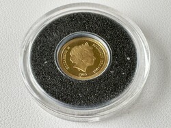 731T. From HUF 1! 14K Gold (0.5g) Solomon Islands $1, 2013, Hanging Gardens of Babylon