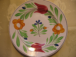 Antique sarreguemines digoin floral big plate