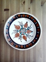 Ceramic plate, wall plate - customs village