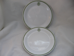 Pair of austrian military academy aeiou 1752 theresianische military academy plate