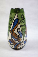 Keramos rt - bird pattern vase between 1923-27 height: 26cm