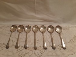 Metal marked spoons in one