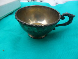 Antik dianás vastag ezüst csésze