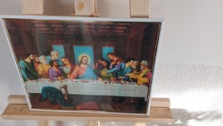 (K) Beautiful Holy Card Print 35x28 cm with Frame