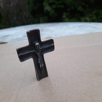 Very nice silver travel crucifix (36 grams 925)