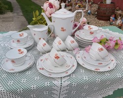 Beautiful Bavarian floral tea set cup jug sugar bowl set flower trio sets cookie