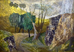 Tibold Nagy (1923 - 1988): rocky landscape