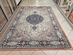 Álomszép iráni 190x280 cm pamutselyem perzsa szőnyeg MZ_72