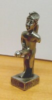 Min, the god of Egyptian fertility, miniature, decorated with hieroglyphs