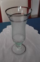 Glass vase, 21.5 cm high