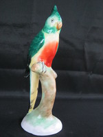 Bodrogkeresztúri kerámia papagáj nagy méret 25 cm