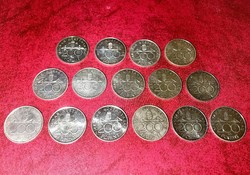 Silver (deák) 200 HUF 1992-1993-1994-1995 - 15 pieces together