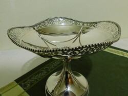 Art Deco ezüst kínálótál,asztalközép,489 g