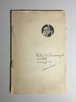 Vas István: Levél a szabadságról (Dedikált), 1935