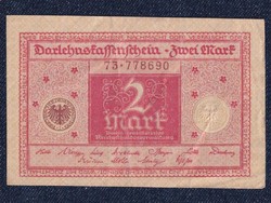 Németország Weimari Köztársaság (1919-1933) 2 Márka bankjegy 1920 (id51597)