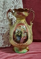 Antique scene vase