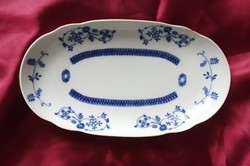 Porcelán tálaló, kék-fehér, 24cm, ALBA JÚLIA