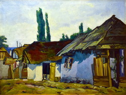 Miklós Dezső (1890 - 1955): miners' houses around Nagybánya