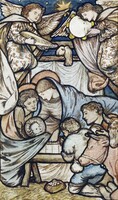 Edward jones - nativity scene - canvas reprint