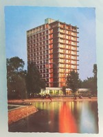 Old retro postcard Siofok Europe hostel hotel photo postcard