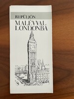 Repüljön MALÉV-val Londonba - London várostérkép, turista térkép​