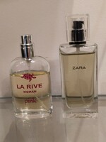 Zara edt perfume, limited edition, la rive edp woman pink perfume