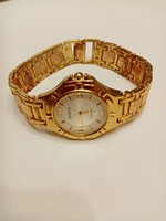 Men's gold-plated watch