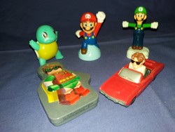 Retro toys-with rare pieces-nintendo mario pokemon lego hero flubber together pictures according to the pictures
