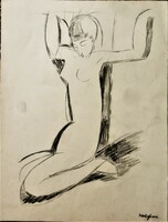 Study drawing by Modigliani