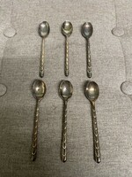 Silver-plated coffee spoons 6 pcs a34